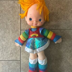 Vintage 80s Rainbow Brite 18” Plush Doll Hallmark Mattel 1983 Original Owner